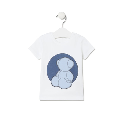 Camiseta de playa de niño Aqua azul celeste