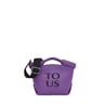 Small lilac-colored leather TOUS Balloon Tote bag