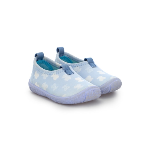 Multi-bear neoprene beach jelly sandals sky blue