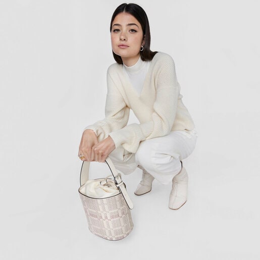 Beige TOUS Cecilia Bucket bag