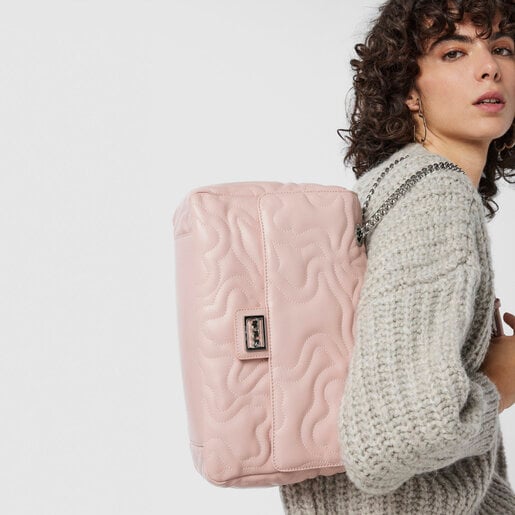 Sac à bandoulière à rabat Kaos Dream moyen rose