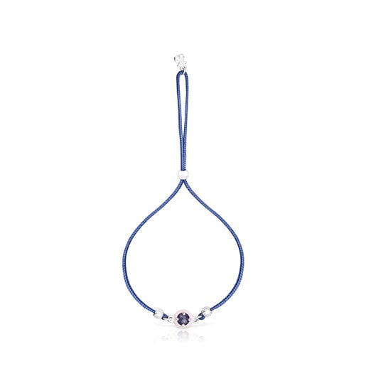 Blue cord TOUS Vibrant Colors Bracelet with sodalite and enamel