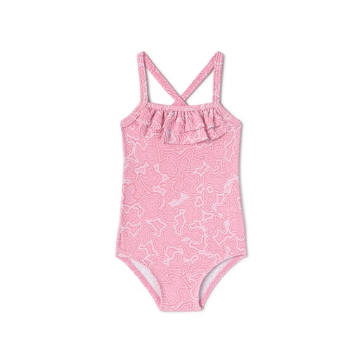 Girls swimsuit in MKaos pink