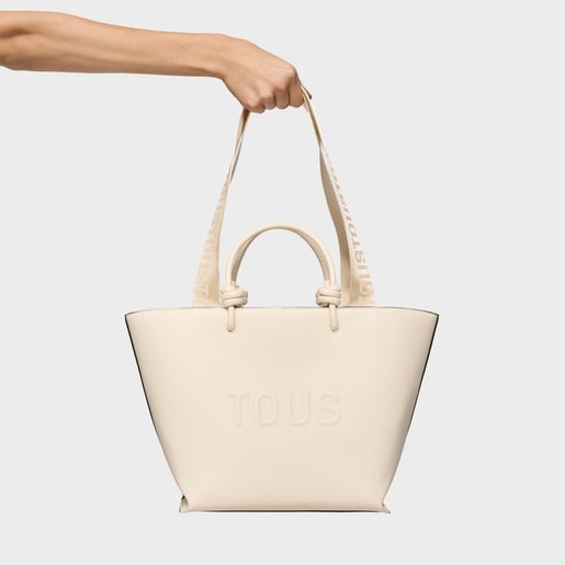 Capazo mediano beige TOUS La Rue New