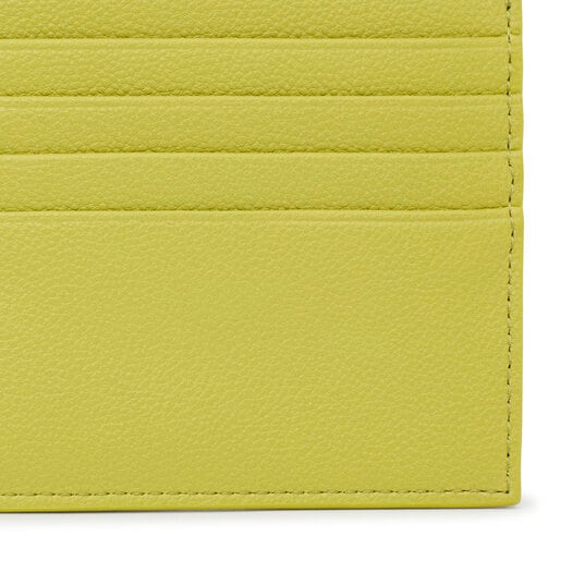 Limonkowo-zielony portfel Kaos Mini Evolution Pocket