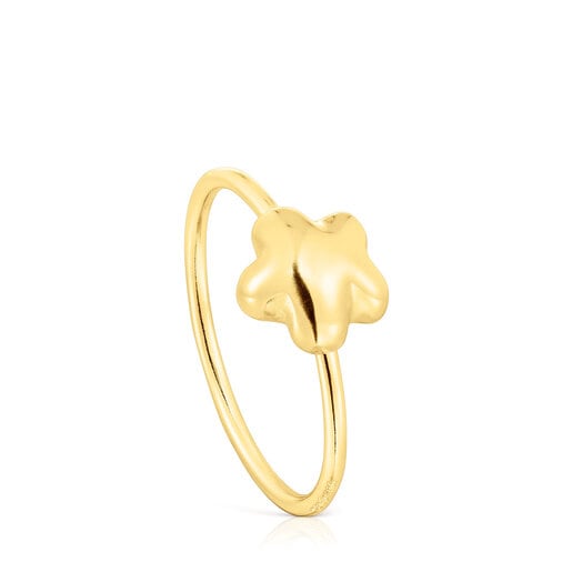 Anello con fiore in oro TOUS Balloon