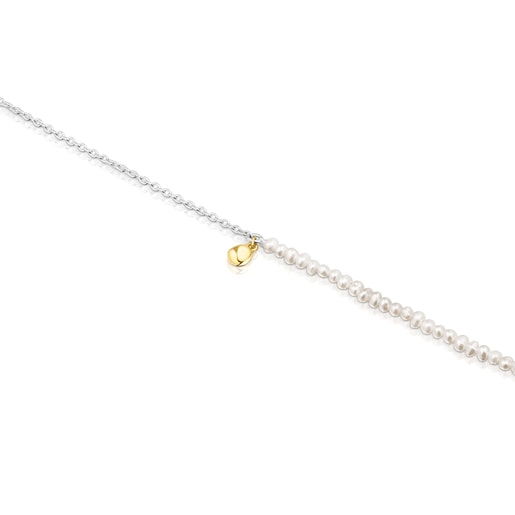 Two-tone pearl TOUS Joy Bits bracelet