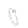 Anell solitari de platí amb diamant creat al laboratori 0,25 ct TOUS Essentials LGD