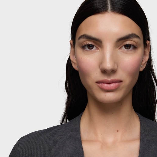 أقراط TOUS Baby من الذهب الأبيض