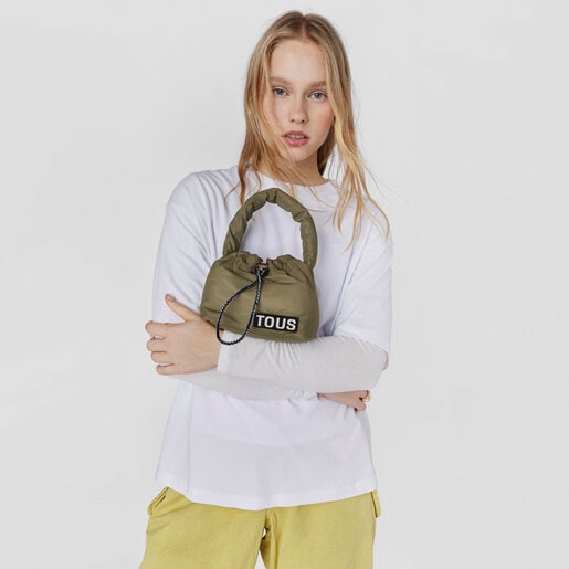 Neceser bombonera caqui TOUS Carol Soft