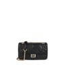 Small black Kaos Dream Crossbody bag with flap