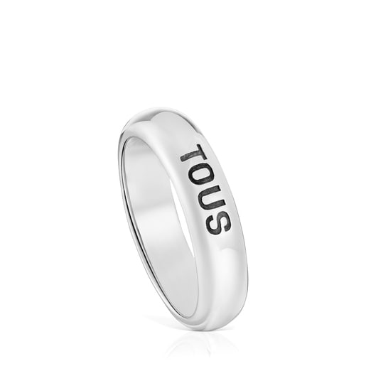 Anillo de plata 5 mm TOUS Man