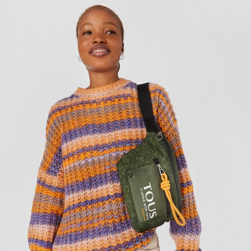 Riñonera caqui Kaos Mini Evolution Nylon