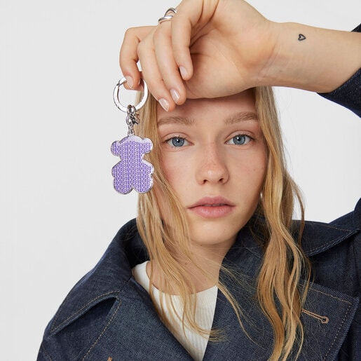 Llavero oso malva TOUS Pix