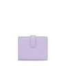 Lilac-colored leather Flap Card wallet TOUS Miranda
