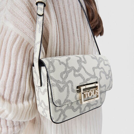 ベージュのミニクロスボディバッグ Kaos Legacy