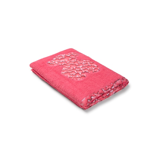 Beach towel in Puff pink