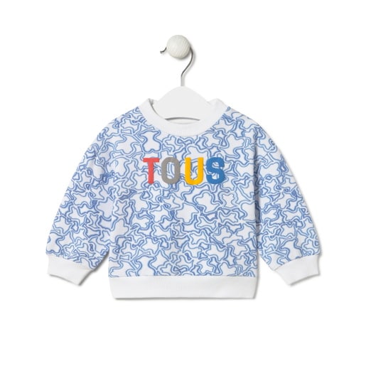 Sweatshirt in Kaos blue