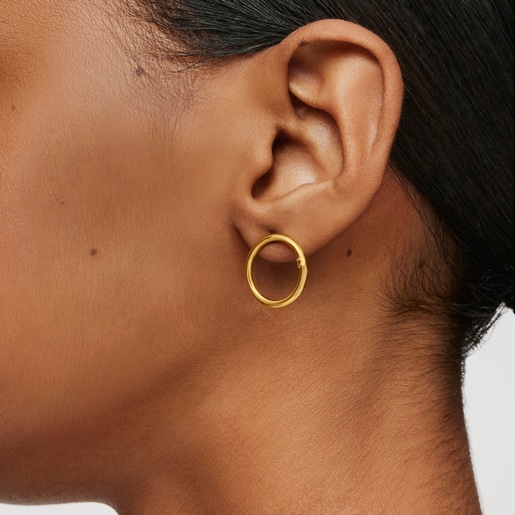 Gold Hold Earrings push back