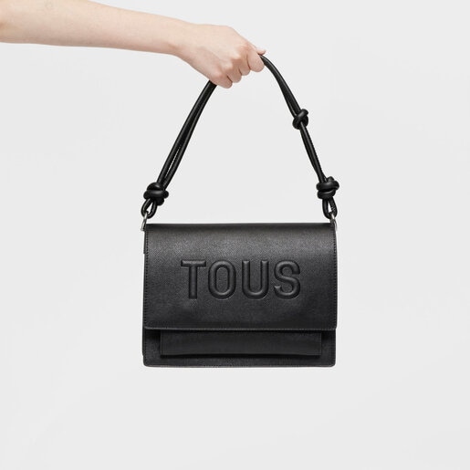 Medium black TOUS La Rue New Audree Crossbody bag | TOUS