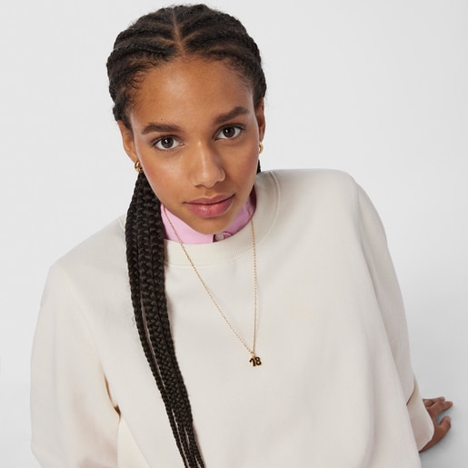 Silver Vermeil Numbers number 18 Pendant