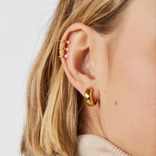 TOUS Basics Earcuff in Silver Vermeil | TOUS