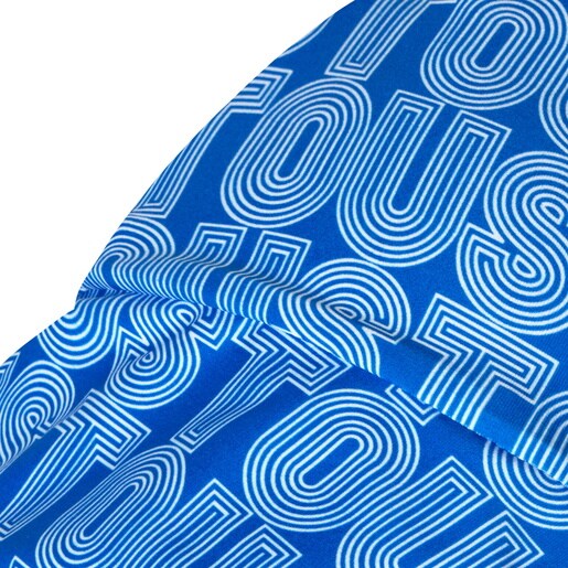 Beach hat in Line blue