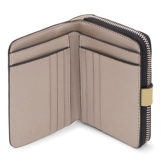 Beige Wallet Urbana Logo New