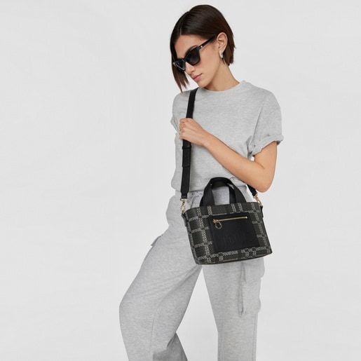 Small black TOUS Cecilia Tote bag | TOUS