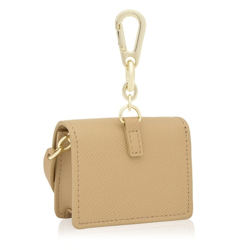 Llavero mini bandolera arena Audree