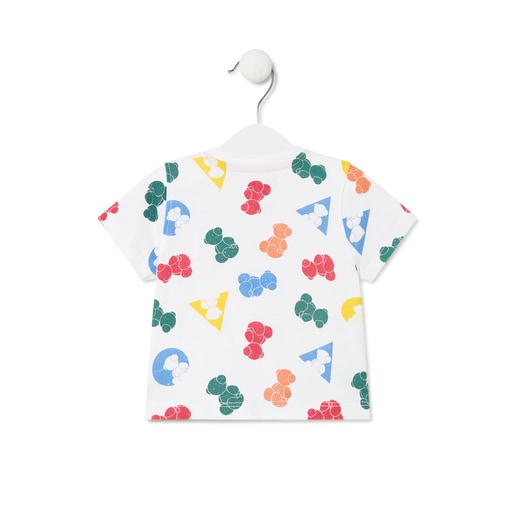 Camiseta Bold Bear multicolor Casual único