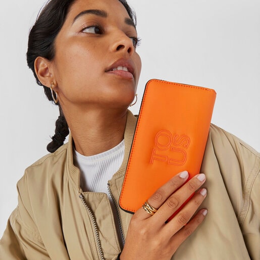 Billetera naranja TOUS Balloon Soft