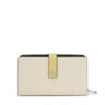 Portefeuille long beige Urbana Logo New