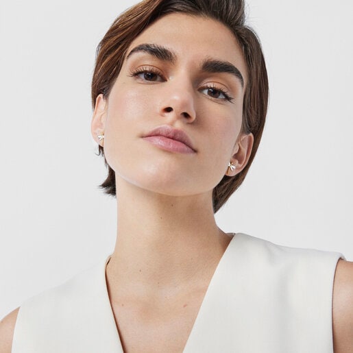 Pendientes bicolor motivo libélula Real Mix Bera