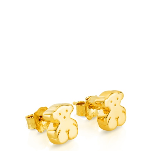 TOUS Gold Sweet Dolls Earrings Bear motif. Push back. | Westland Mall