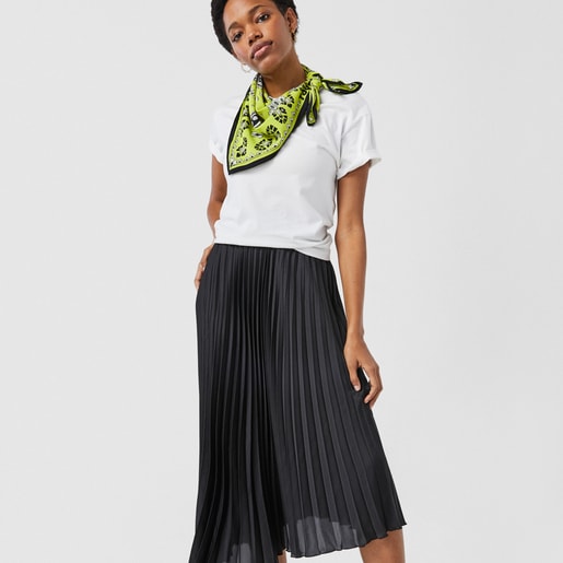 Lime green TOUS Gems Bandana scarf