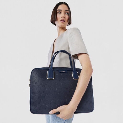 Maletin Script Day azul marino