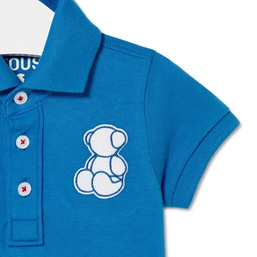 Polo t-shirt in Casual blue