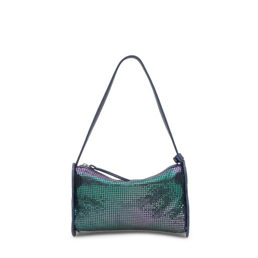 حقيبة كتف باللون الأزرق الداكن من تشكيلة TOUS Salsi