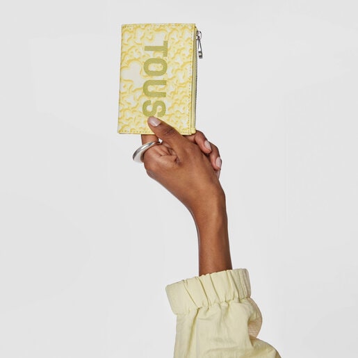 Yellow Kaos Mini Evolution Change purse-cardholder | TOUS