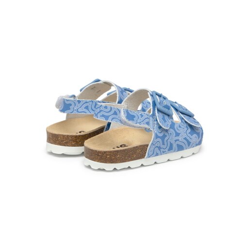 Baby sandals in Run blue