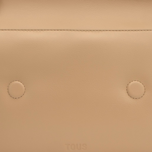 Medium sand-colored Crossbody bag TOUS Audree Soft