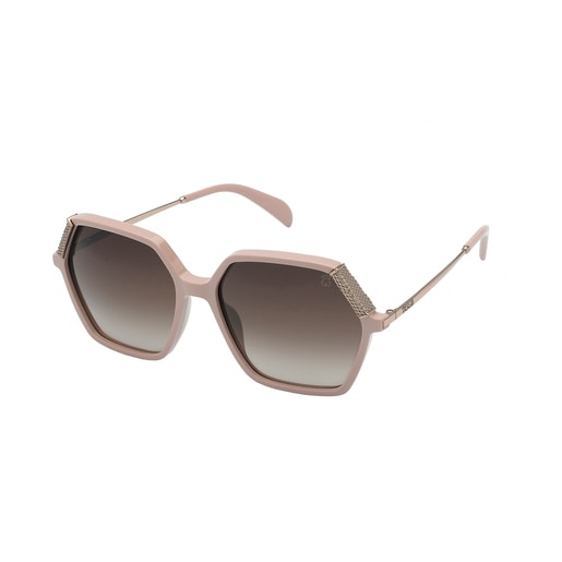 Square Bear sunglasses in pink