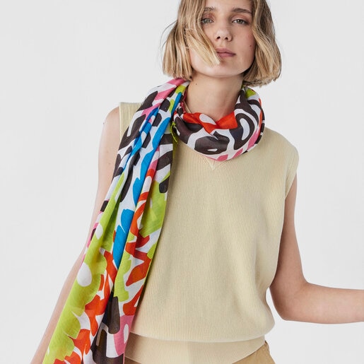 وشاح TOUS Funny أحمر اللون