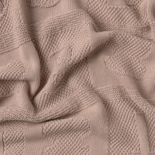 Manta de bebé reversible Nilo rosa