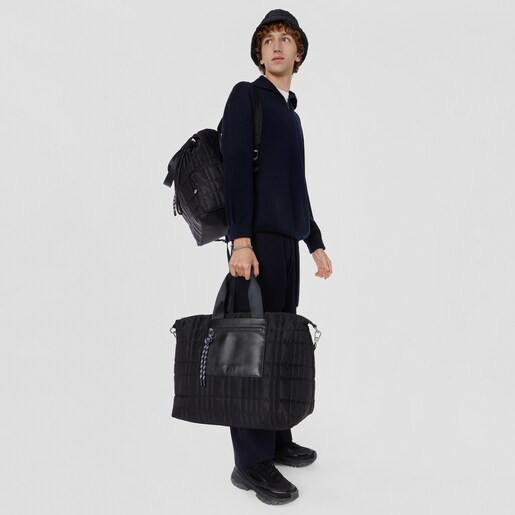 תיק גב TOUS Empire Padded בגודל גדול במיוחד בצבע שחור