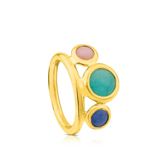 Vermeil Silver Alecia Ring with Amazonite
