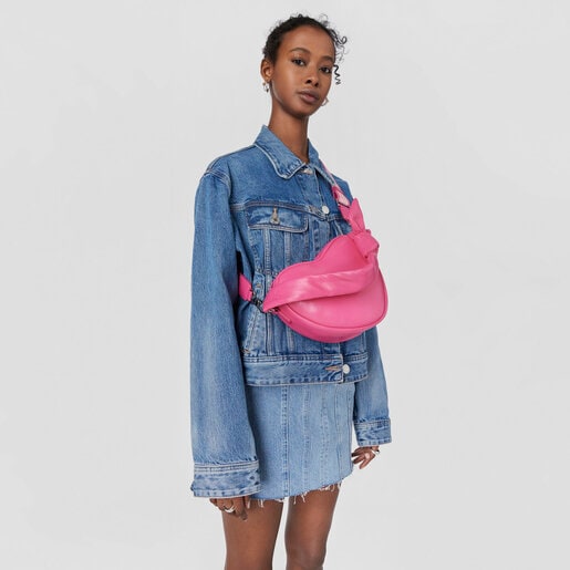 תיק צד לב TOUS Carol פוקסיה