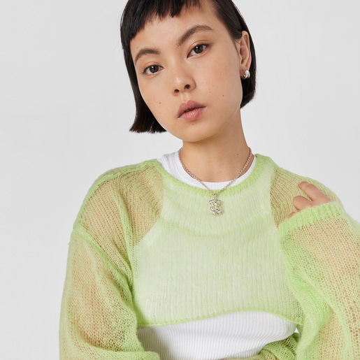 Silver and Pearls Costura Pendant