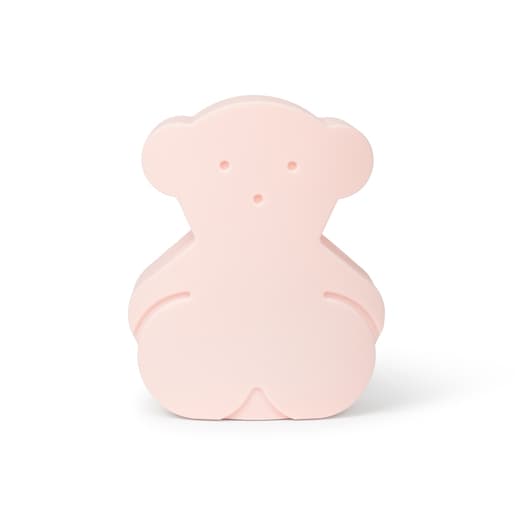 Cute bear-shaped night light in pink